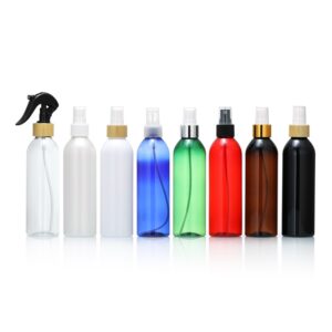Luxury Pet Bottle Mist Spray Pump Bottle Refillable Cosmetic Body Face Toner Plastic Spray Bottles