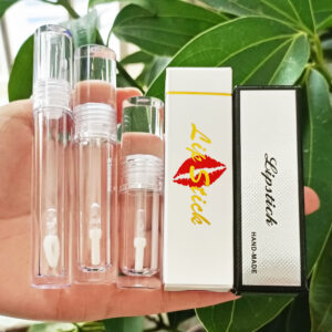 PETG Elegant Luxury Empty Lip Glaze Tube Containers  New Style for Screen Printing Plastic Material