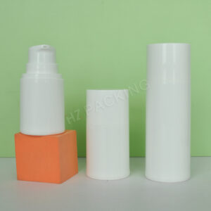 Custom Empty Plastic PP Vacuum Cosmetic Cream Container Airless Lotion Pump Bottle for Skincare Serum Packaging