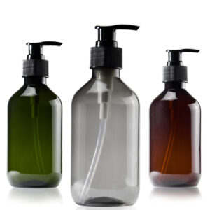 2026 New Style Label Design Recyclable 100ml 150ml 200ml clear Green Amber Packaging Face Body Hair Oil Plastic Pump Bottle