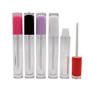 New As Unique  Transparent Brush Rod Lip Gloss Empty Tube Lip Glaze Packaging for Cosmetics Lipstick Type